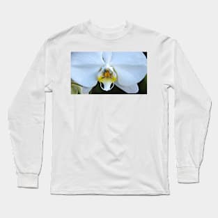 White Orchid Long Sleeve T-Shirt